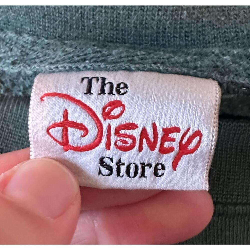 Vintage The Disney Store Mickey Mouse Sweatshirt Size 2XL Men’s Green - Picture 3 of 8
